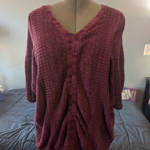 Dressbarn Short Dolman Sleeve Sweater
